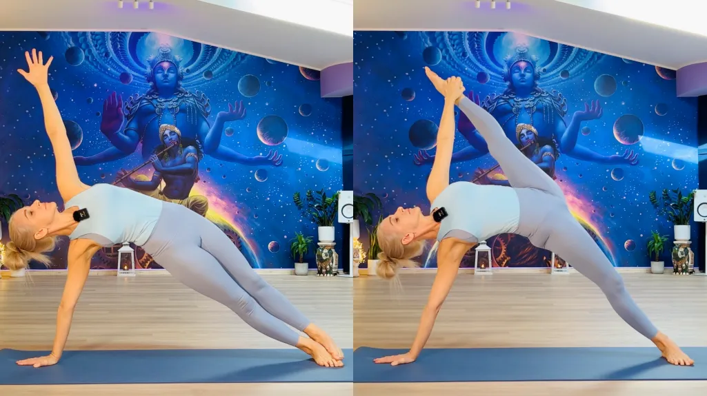 Vasisthasana ja Eka Padangushta Vasisthasana